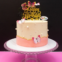 Elegant Butterfly Birthday Cake 1.2Kg